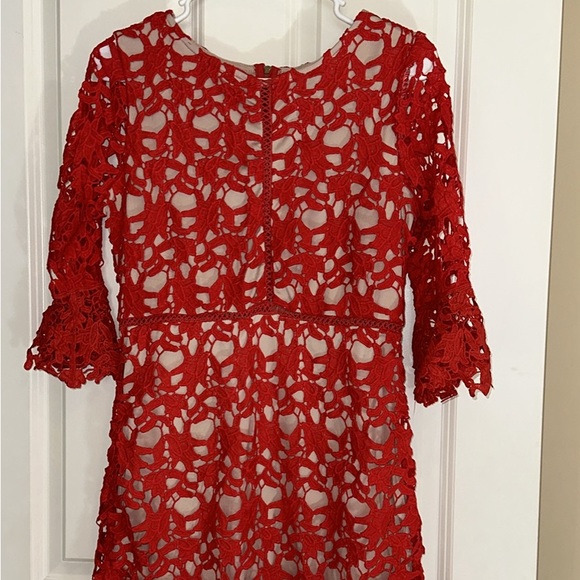 Red Lace Dress - Picture 6 of 6